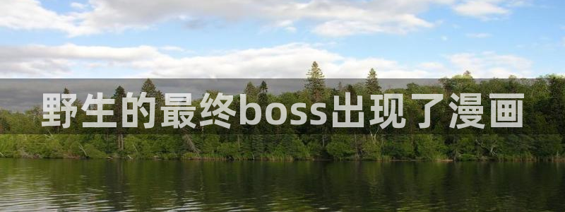 韩漫画免费版app：野生的最终boss出现了漫画
