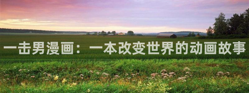 阿吧漫画韩漫全集免费：一击男漫画：一本改变世界的动画故事